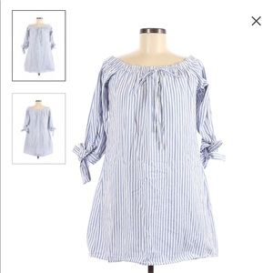Casual striped shift Dress